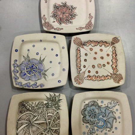 ZENTANGLE ON CERAMIC