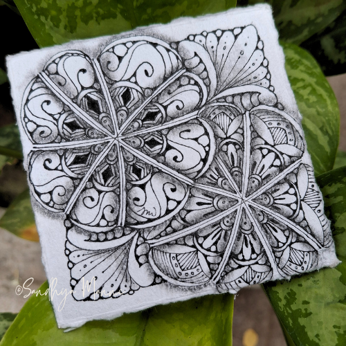 Zentangle to Practice Self-Compassion