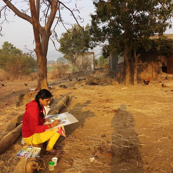 "Rangavista" art camp at Pune