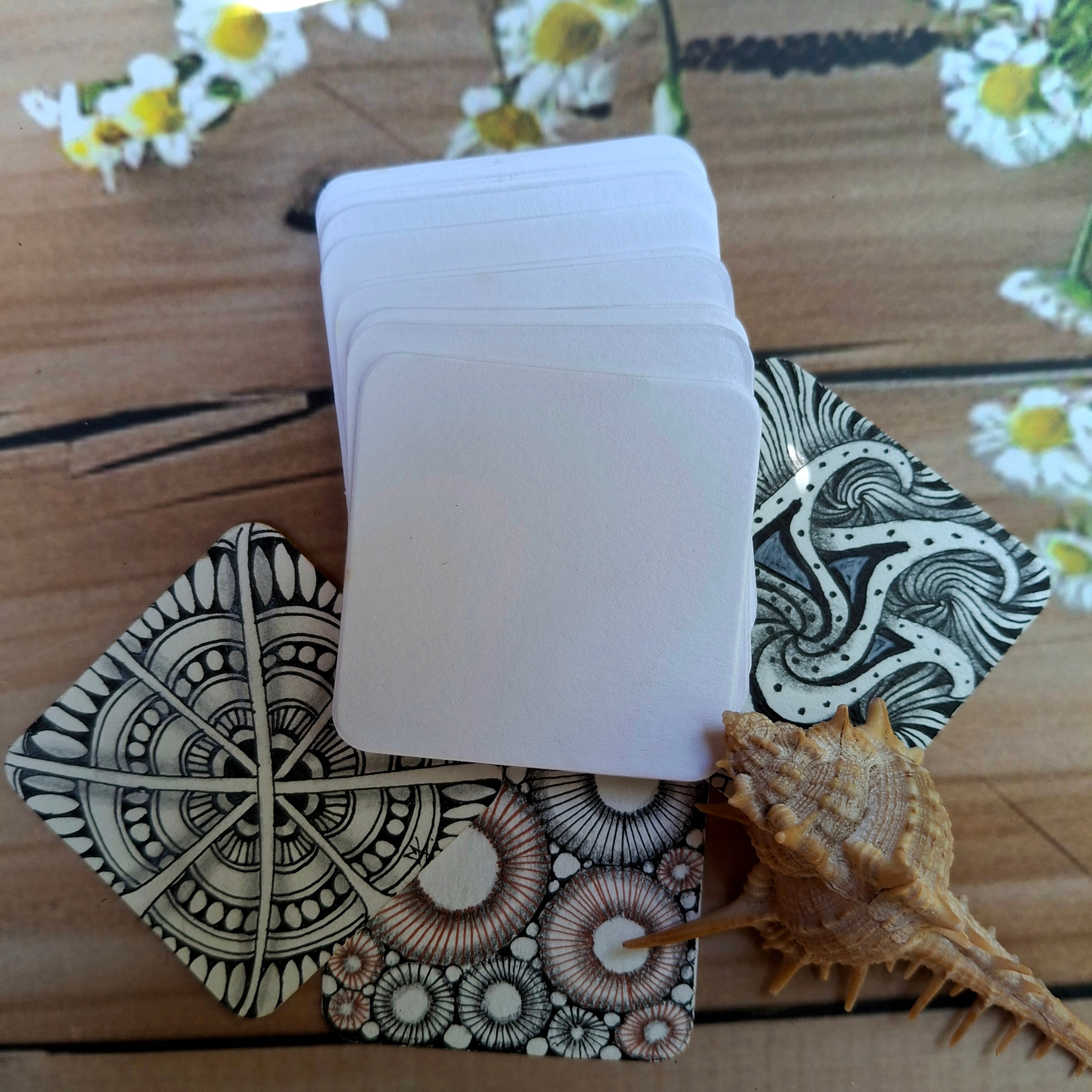 White Square Tiles * Small