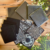 Black Square Tiles *Big