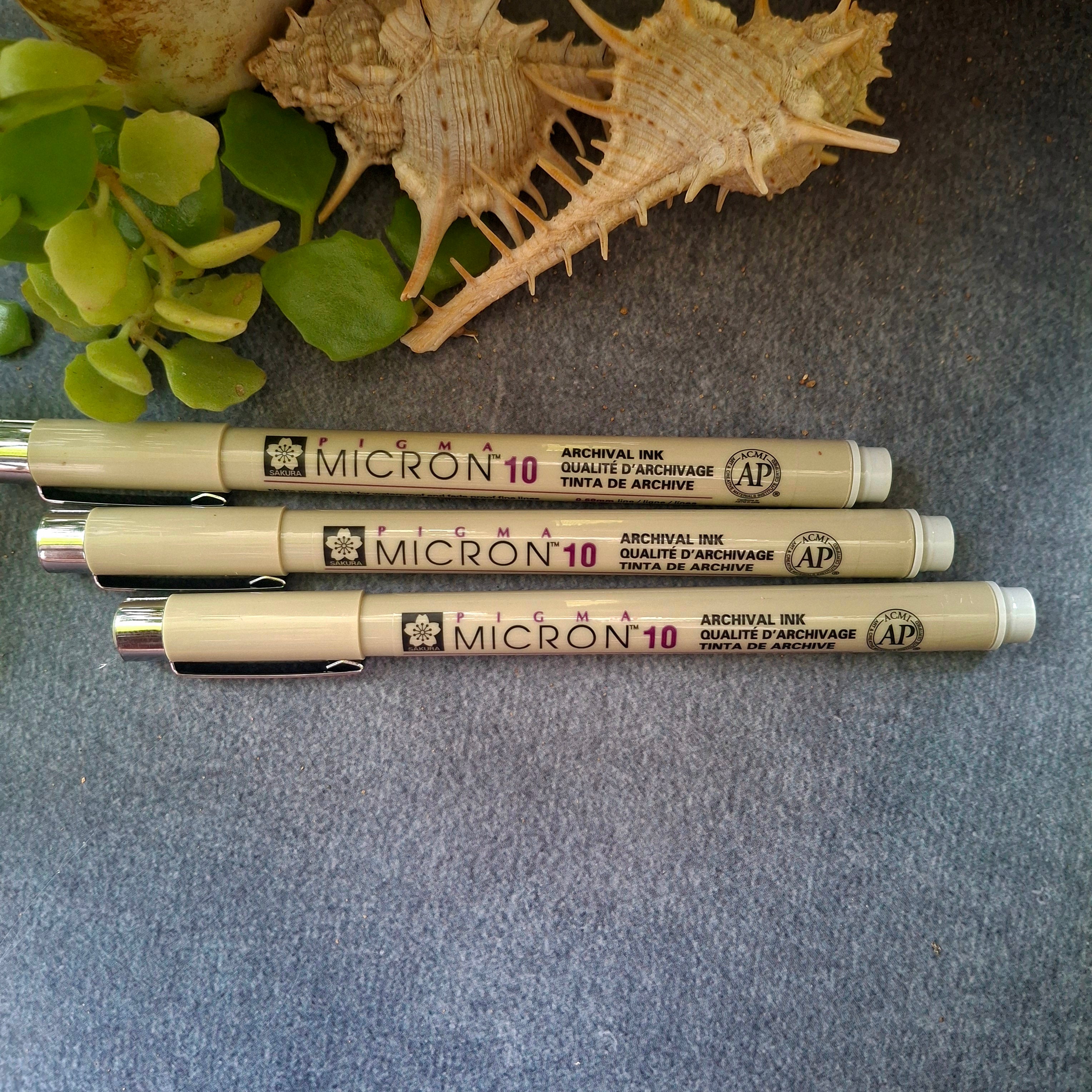 Micron 10 * Light cool grey