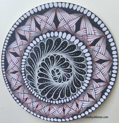 Zentangle #29,#30