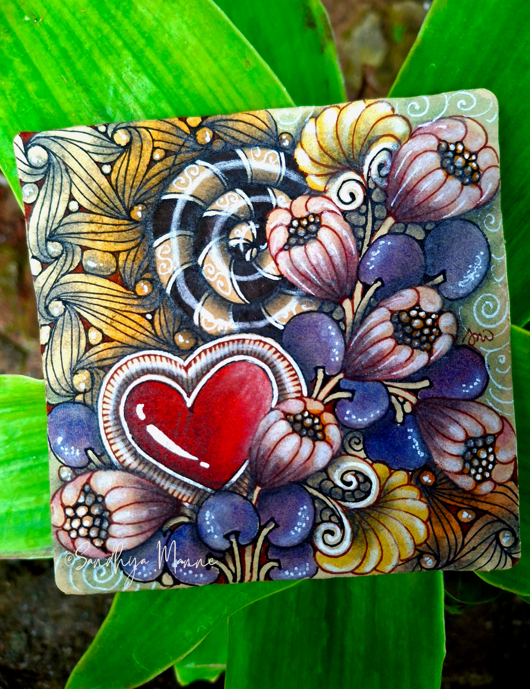 A Little Love on Tan ❤️