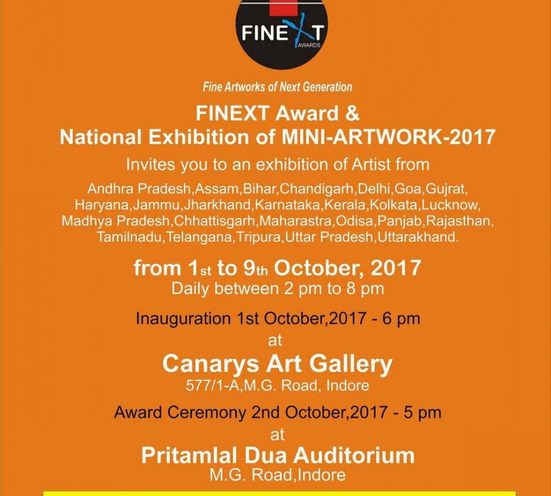 Invite for the FINEXT AWARD AND NATIONAL Exhibit-2017