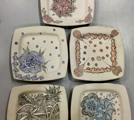 ZENTANGLE ON CERAMIC