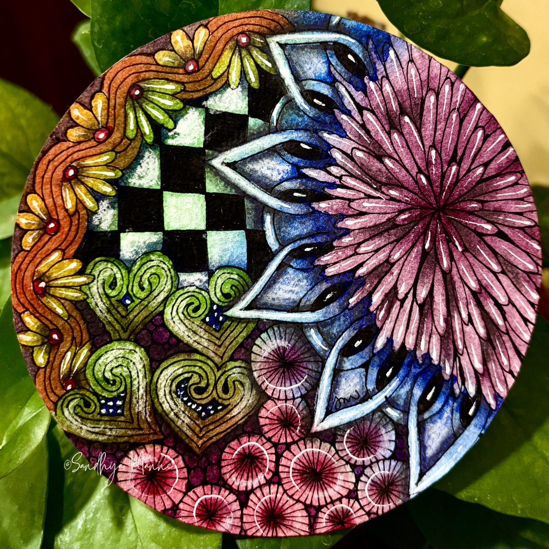 June Colors & Gentle Tangles