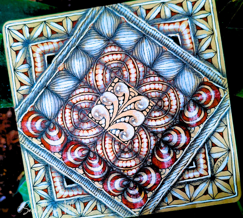 Tile on Tile with Reticulas and Fragments