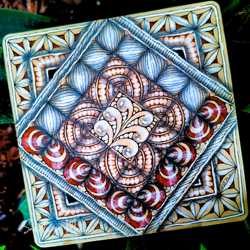 Tile on Tile with Reticulas and Fragments