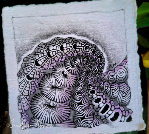 Exploring Zentangle Project Pack No. 27 – Day 4
