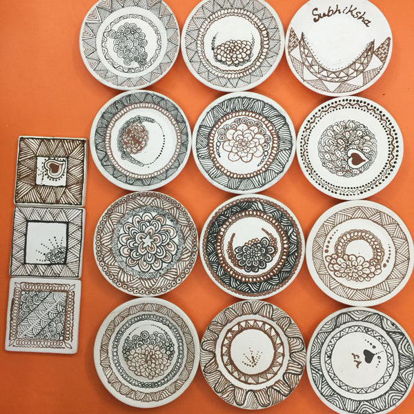 Zentangle On Ceramic