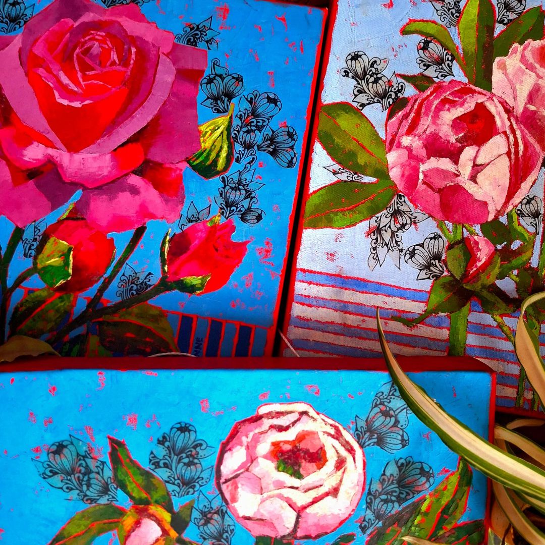 Floral Oil Paintings Collection