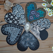 Black Heart Tiles