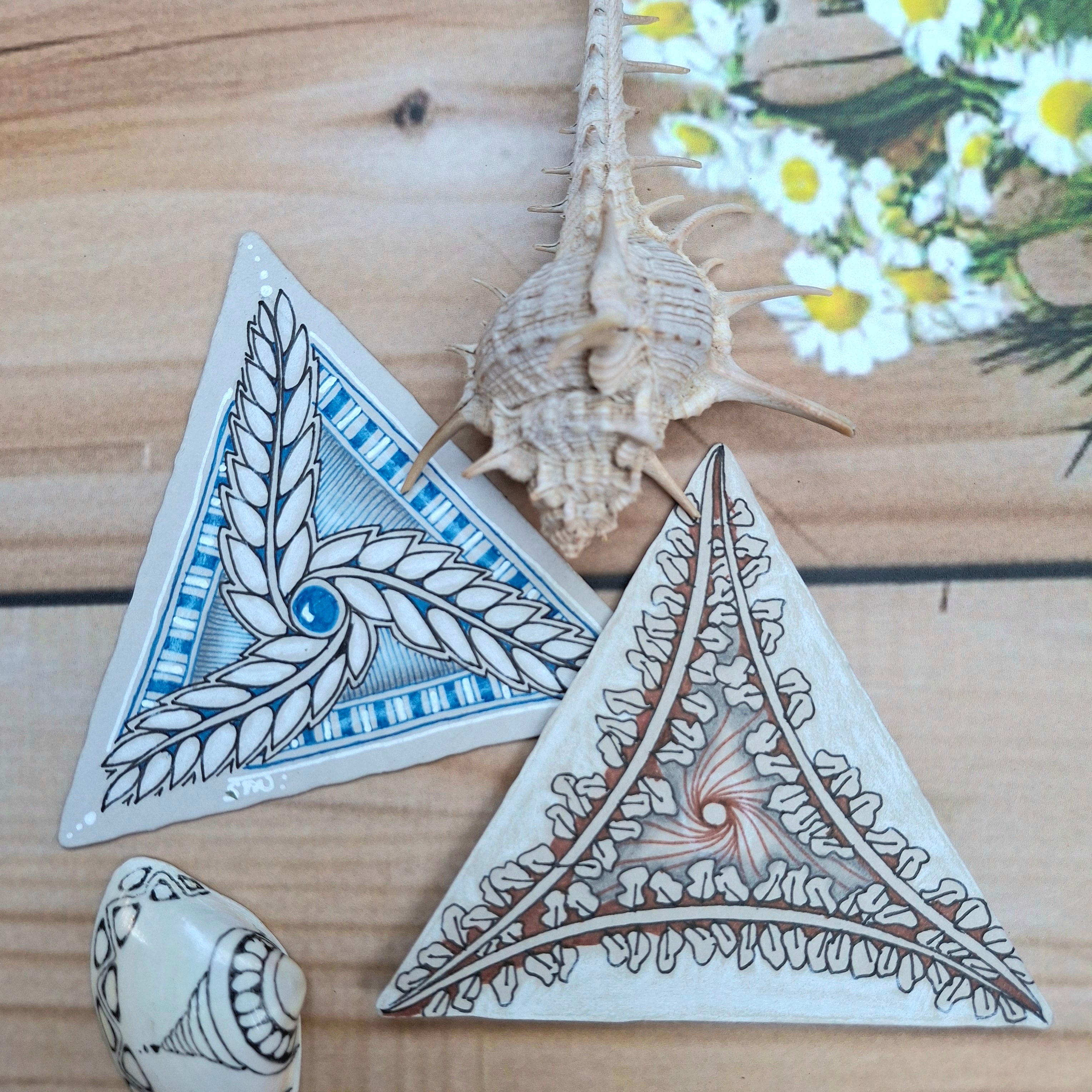 Grey Triangle Tiles