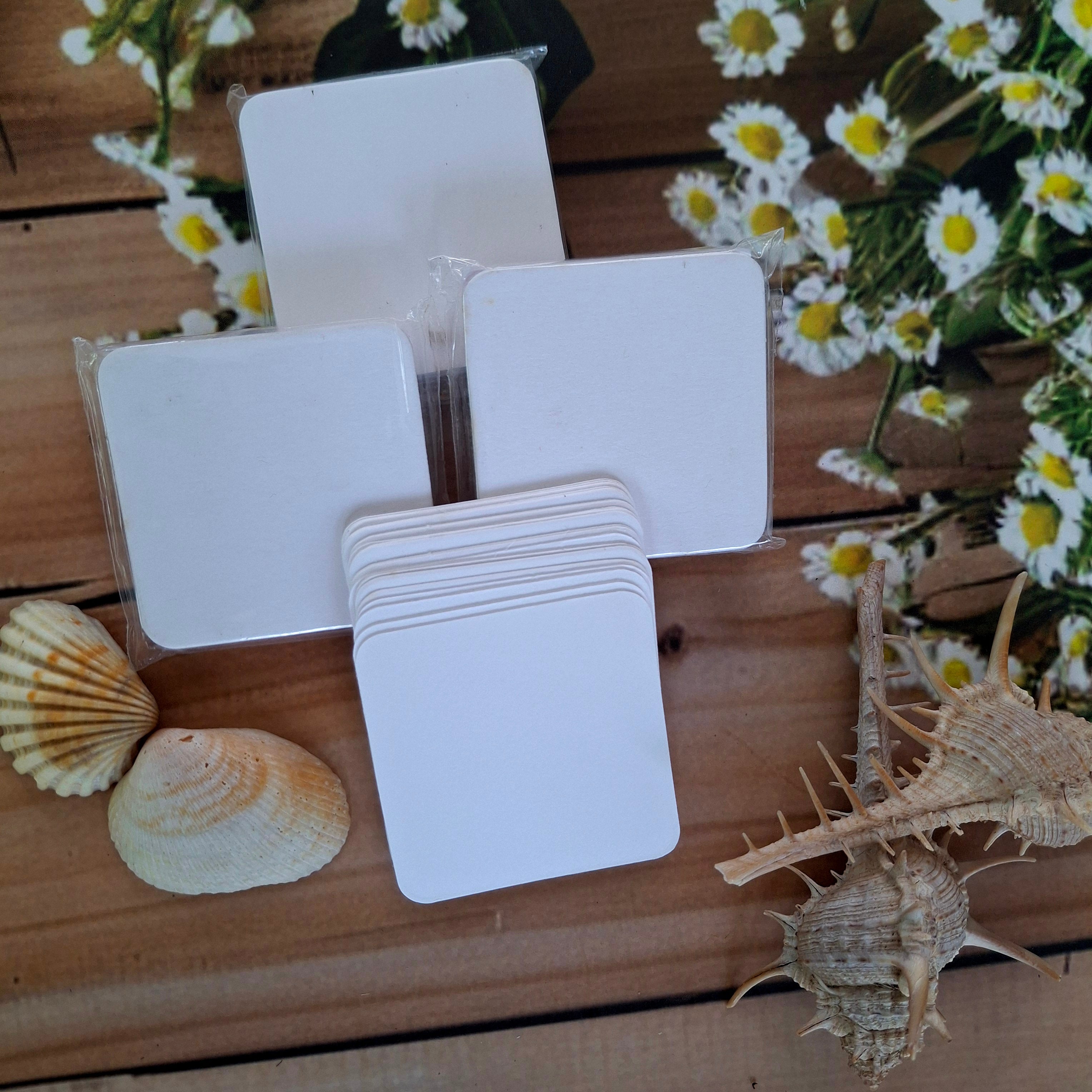 WHITE Small Square Tiles