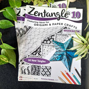 Zentangle-10 Origami Paper crafts