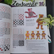 Zentangle-10 Origami Paper crafts