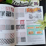Zentangle-10 Origami Paper crafts