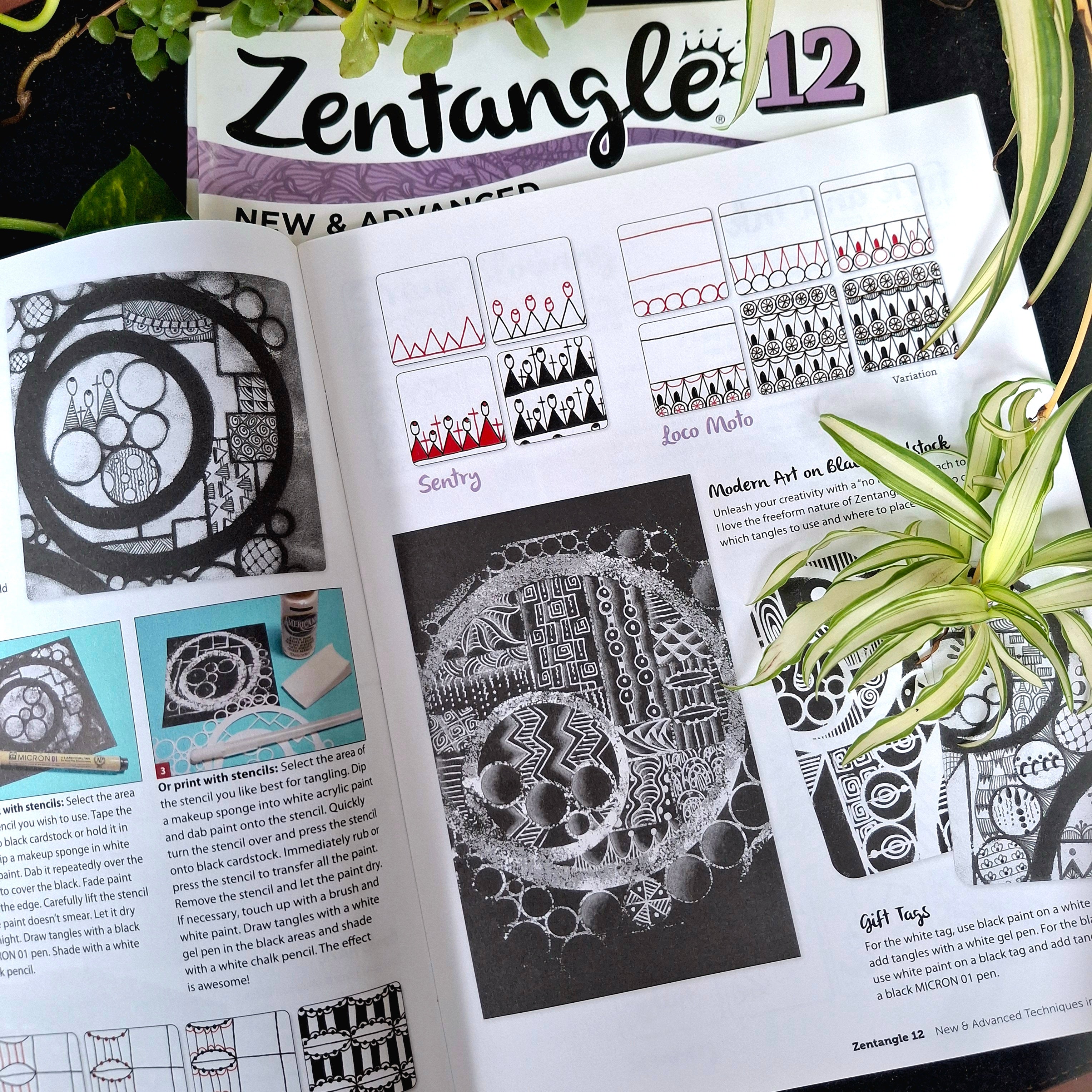 Zentangle-12 New Advance Techniques