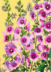 HOLLYHOCKS IN HARMONY