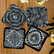 Black Square Tiles *Small