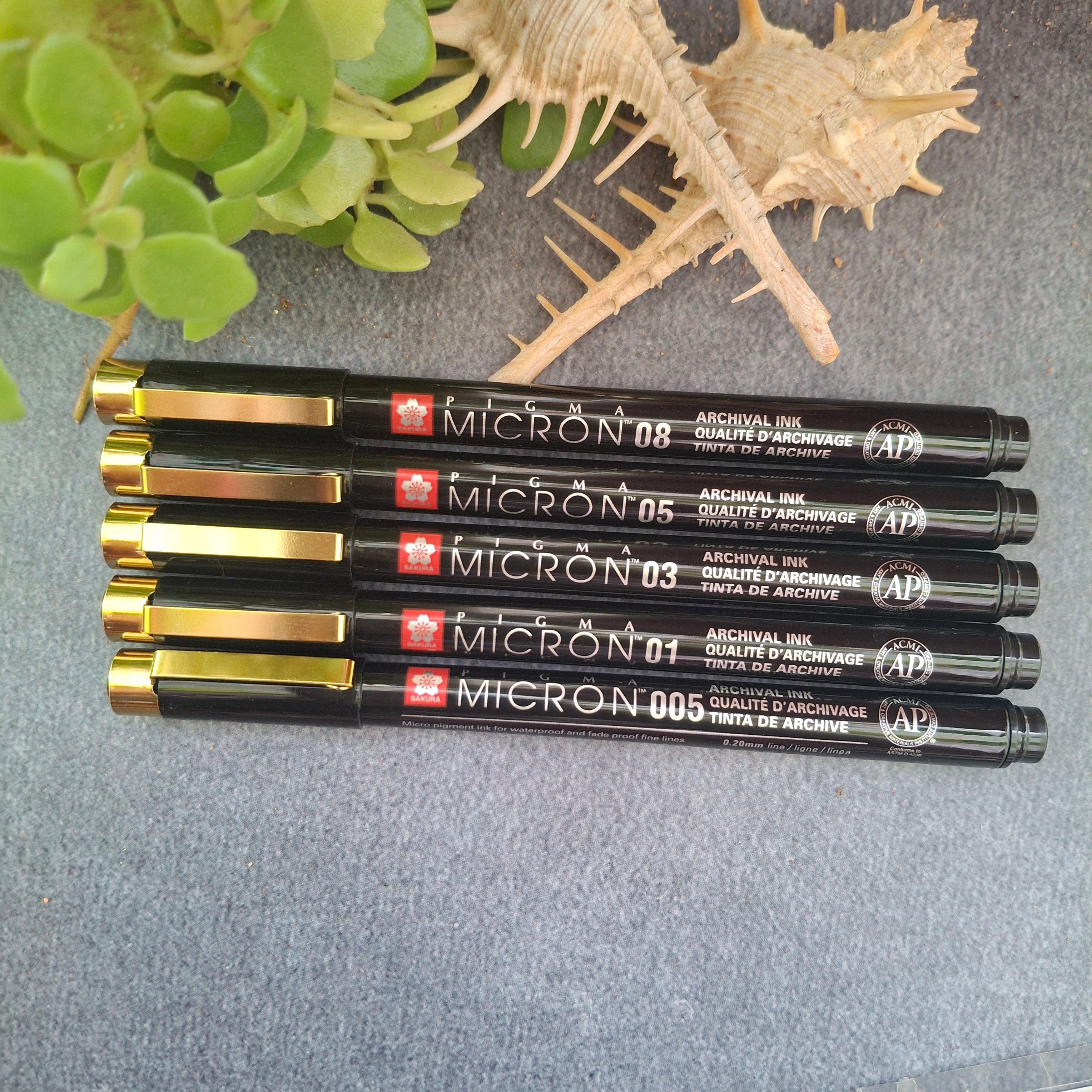 Micron Black Barrel Set