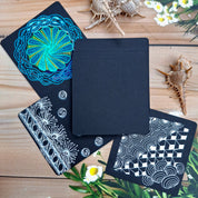 Black Big Square Tiles