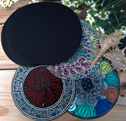 Black Big Zendala Tiles