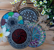 Black Big Zendala Tiles