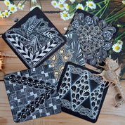 BLACK Regular Square Tiles