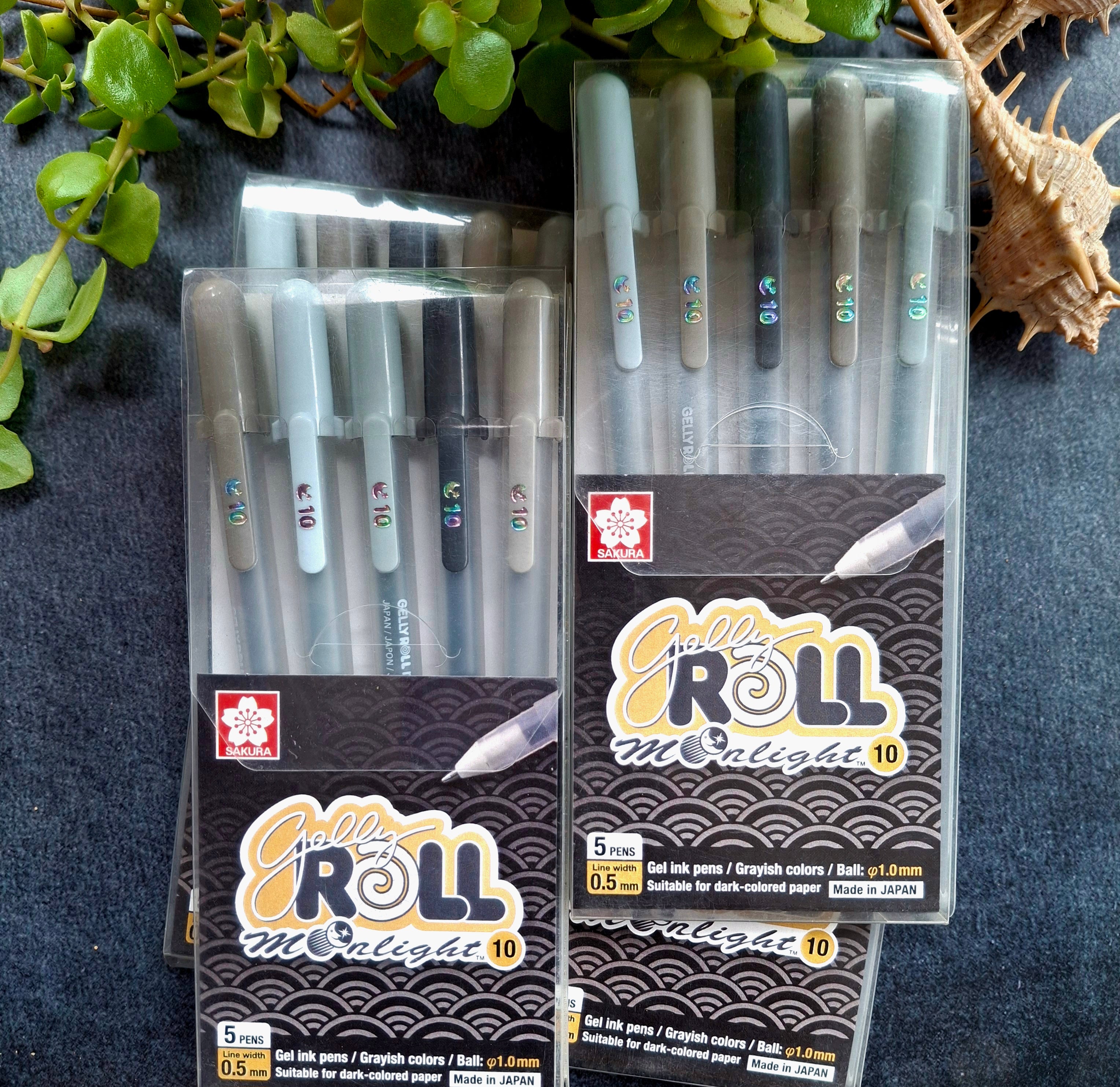 Gelly Roll Moonlight 10 * Greyish Color Set