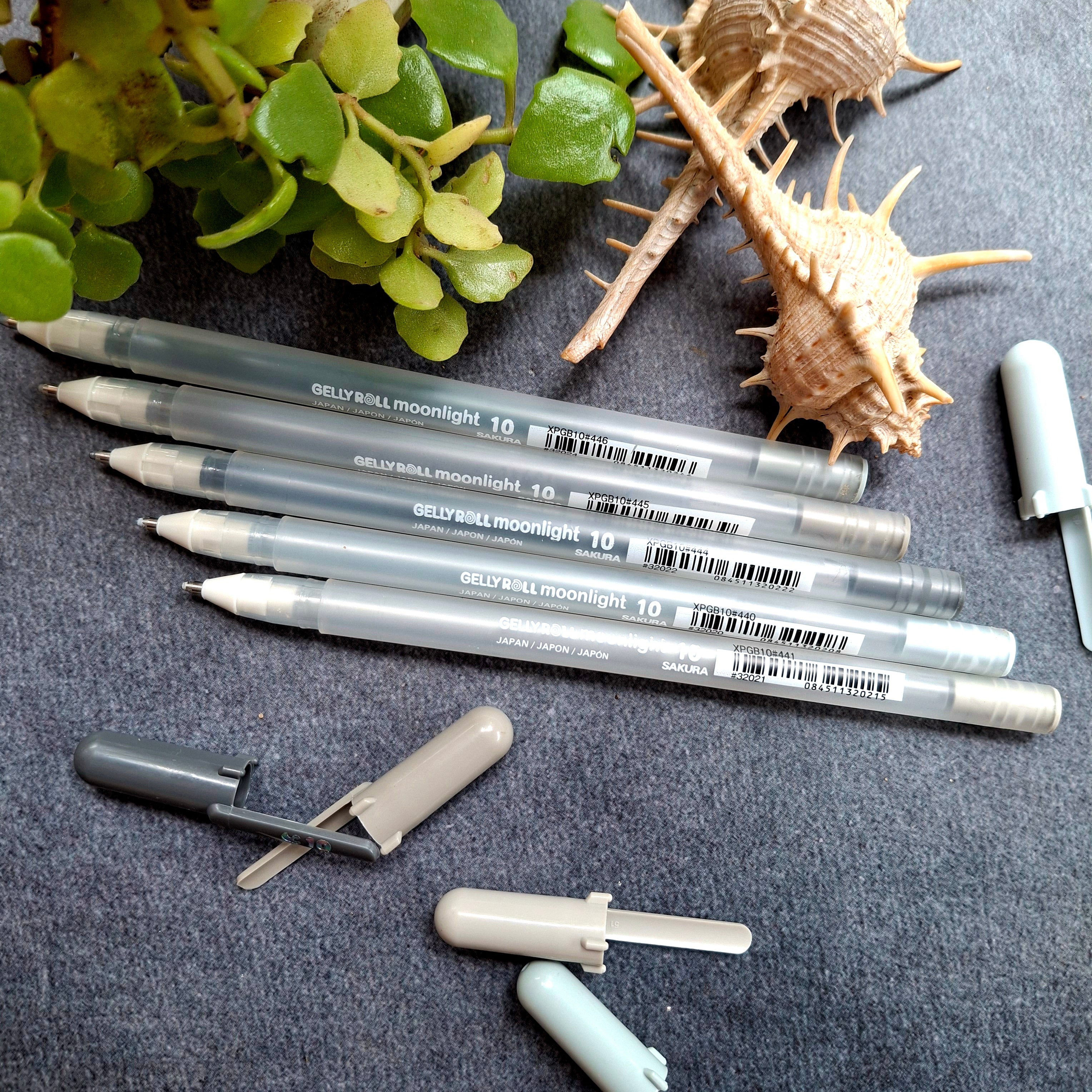 Gelly Roll Moonlight 10 * Greyish Color Set