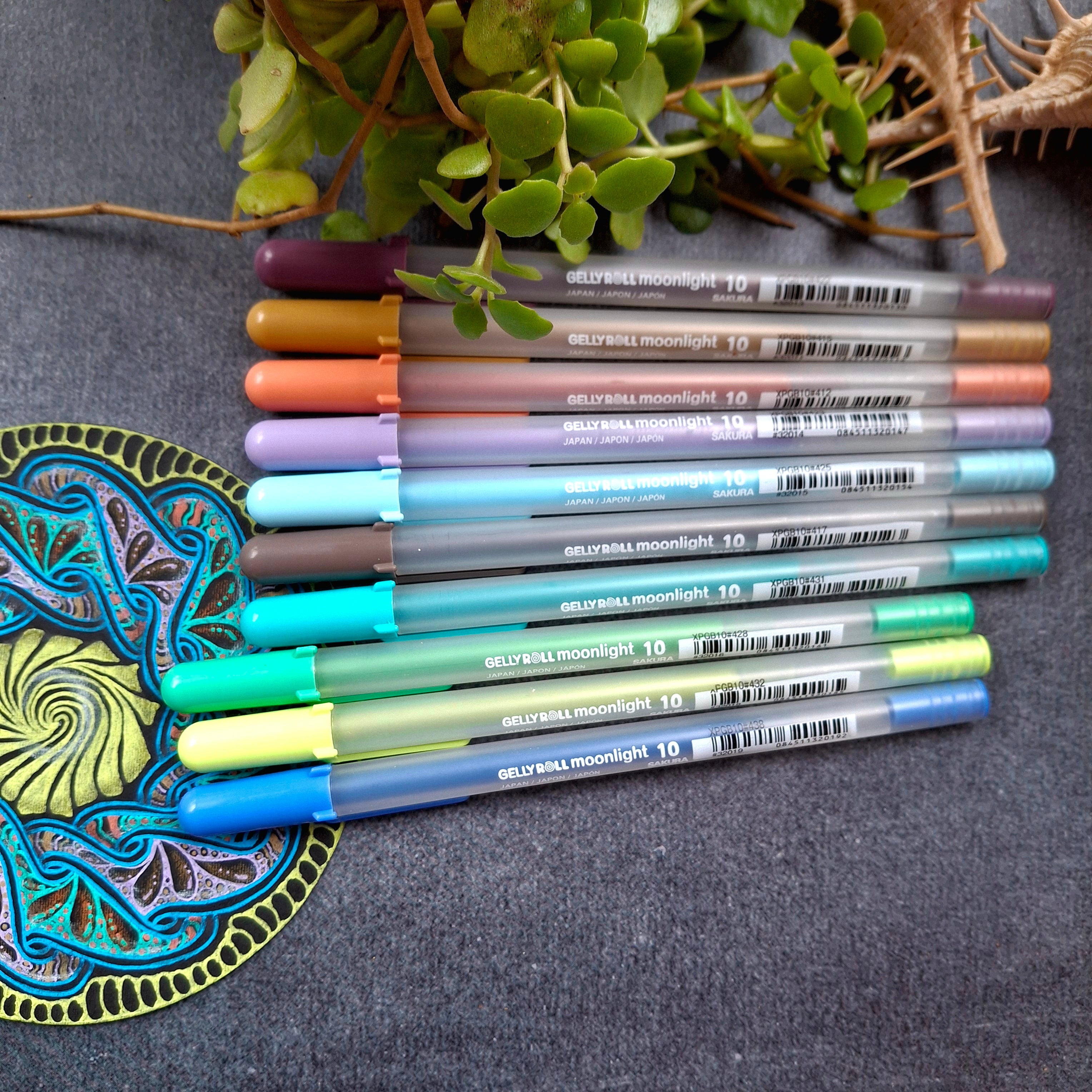 Gelly Roll Moonlight * 10 Colors Set