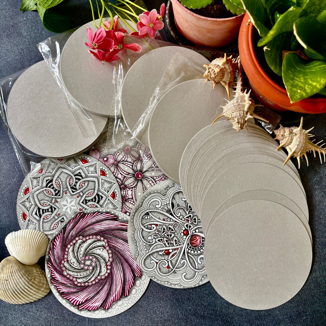 Grey-round-tiles-tangle-supplies-zentangle-sandhyamannestudio-ecr-chennai.jpg