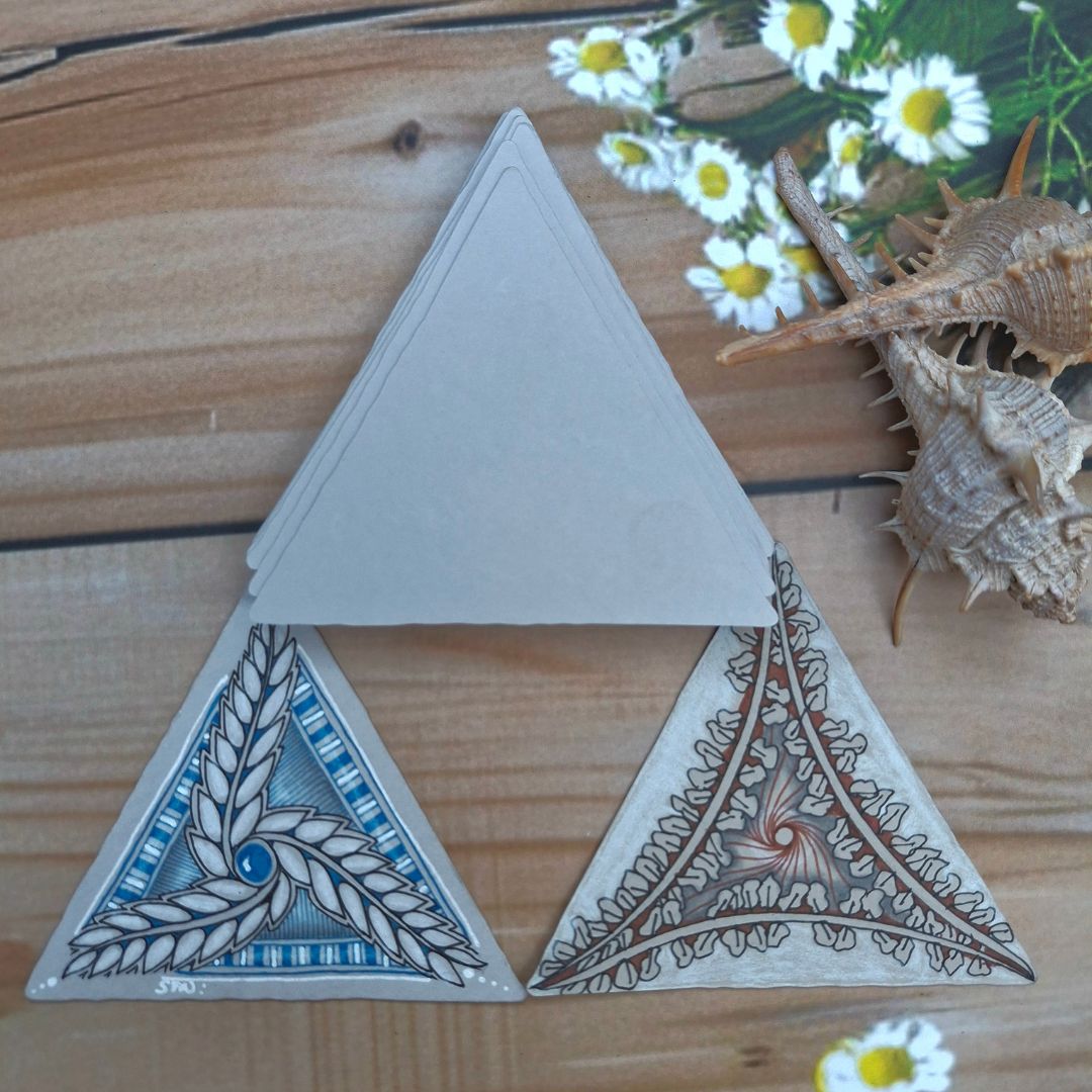 Grey Triangle Tiles