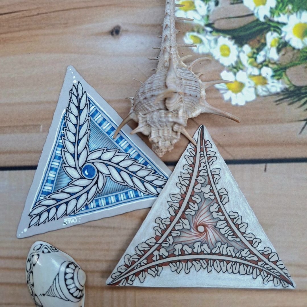 Grey Triangle Tiles