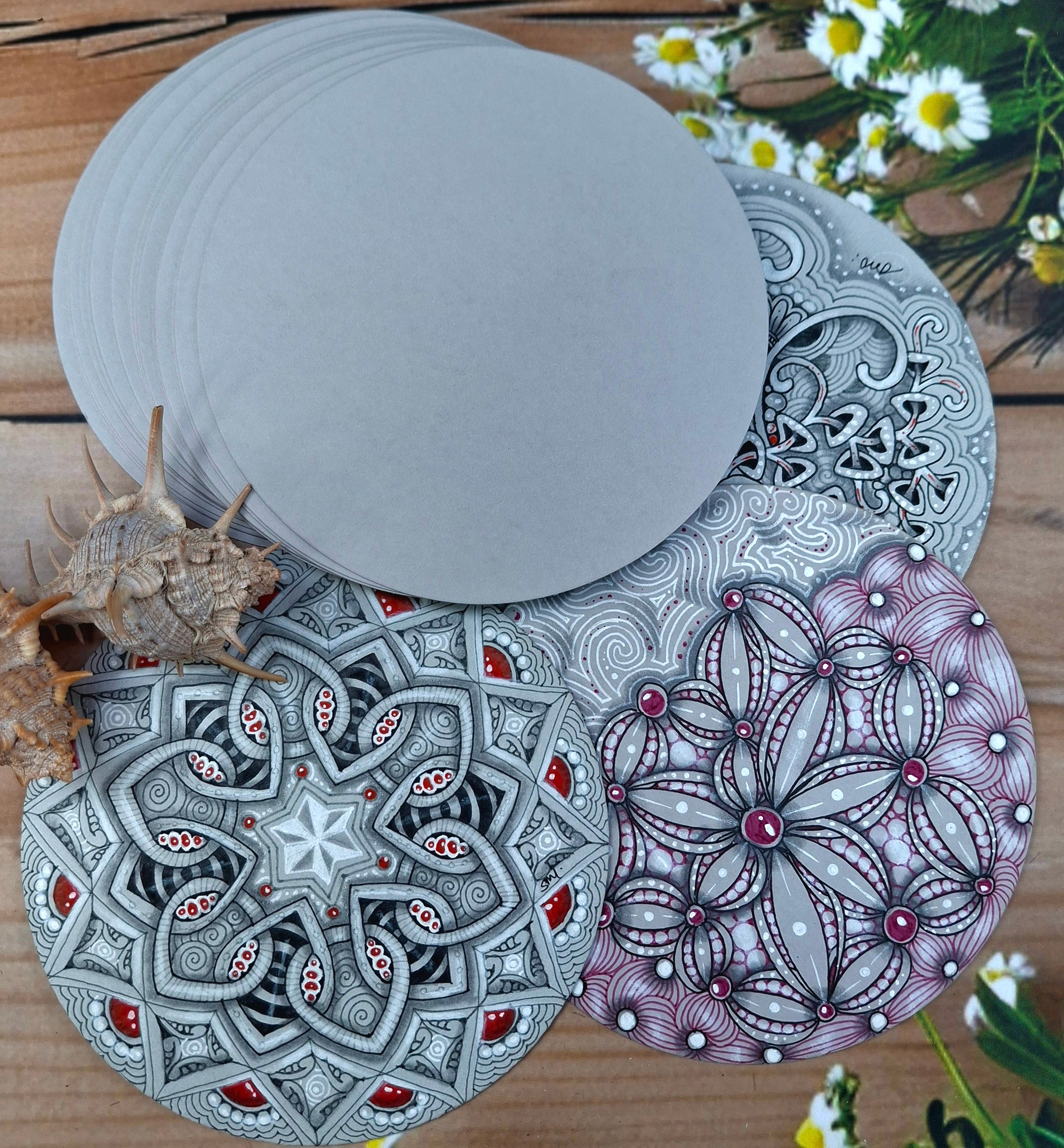 Grey Big Zendala Tiles