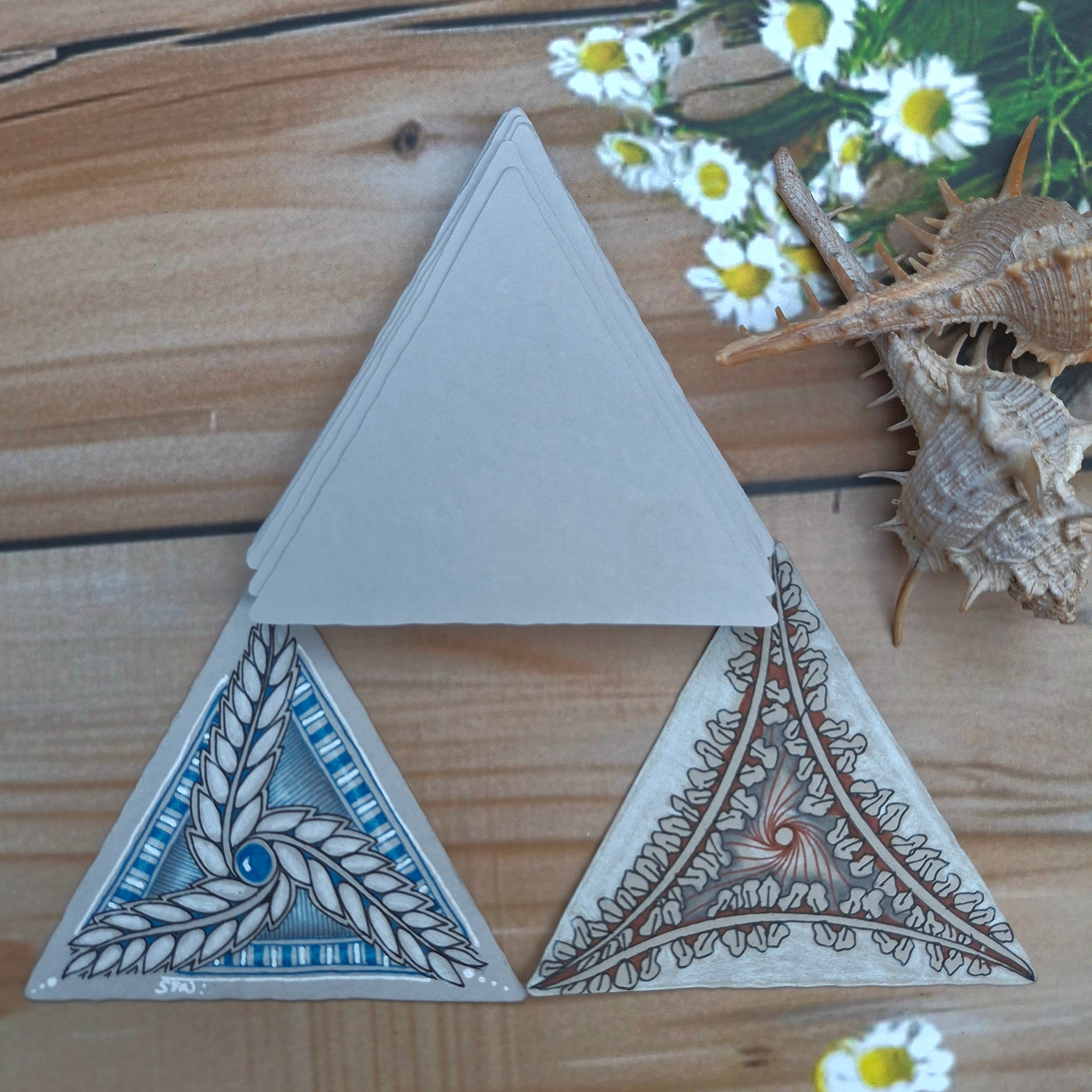 Grey Triangle Tiles