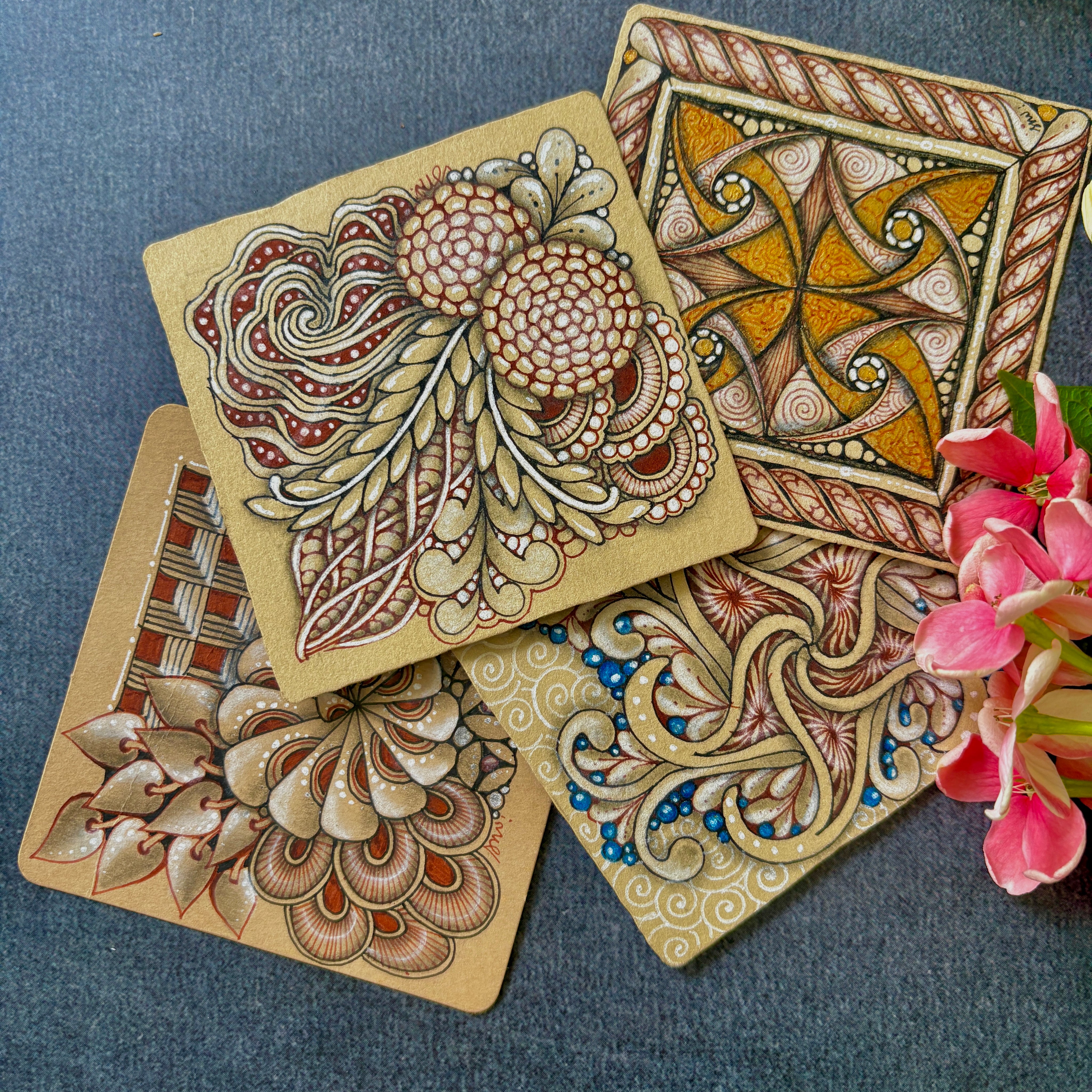 Tan Square Tiles * Regular