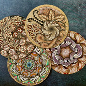 Tan Round Tiles * Regular