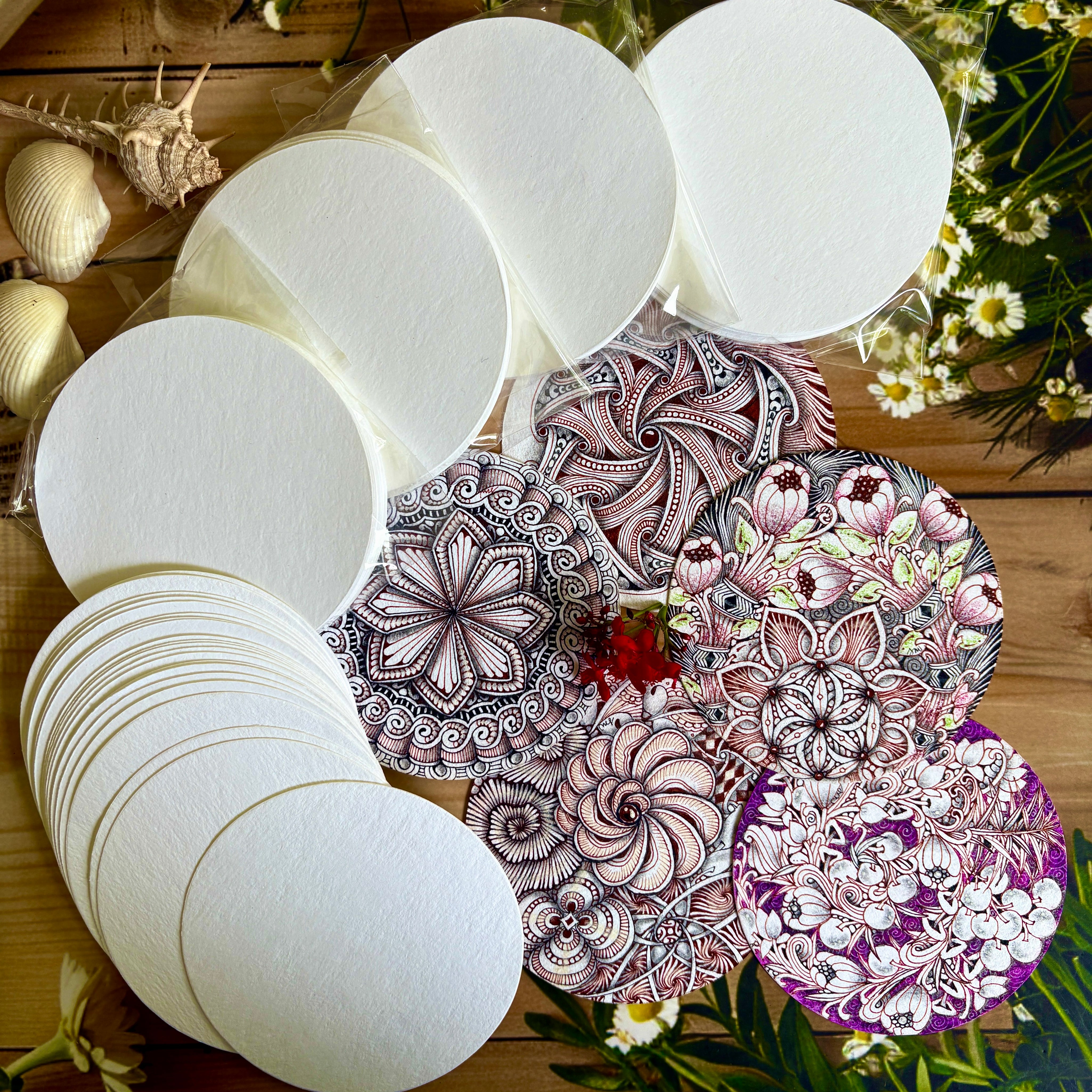 White Round Tiles *Regular