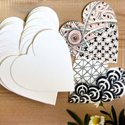 White Heart Tiles