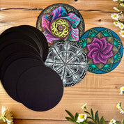 Black  Round Tiles * Regular
