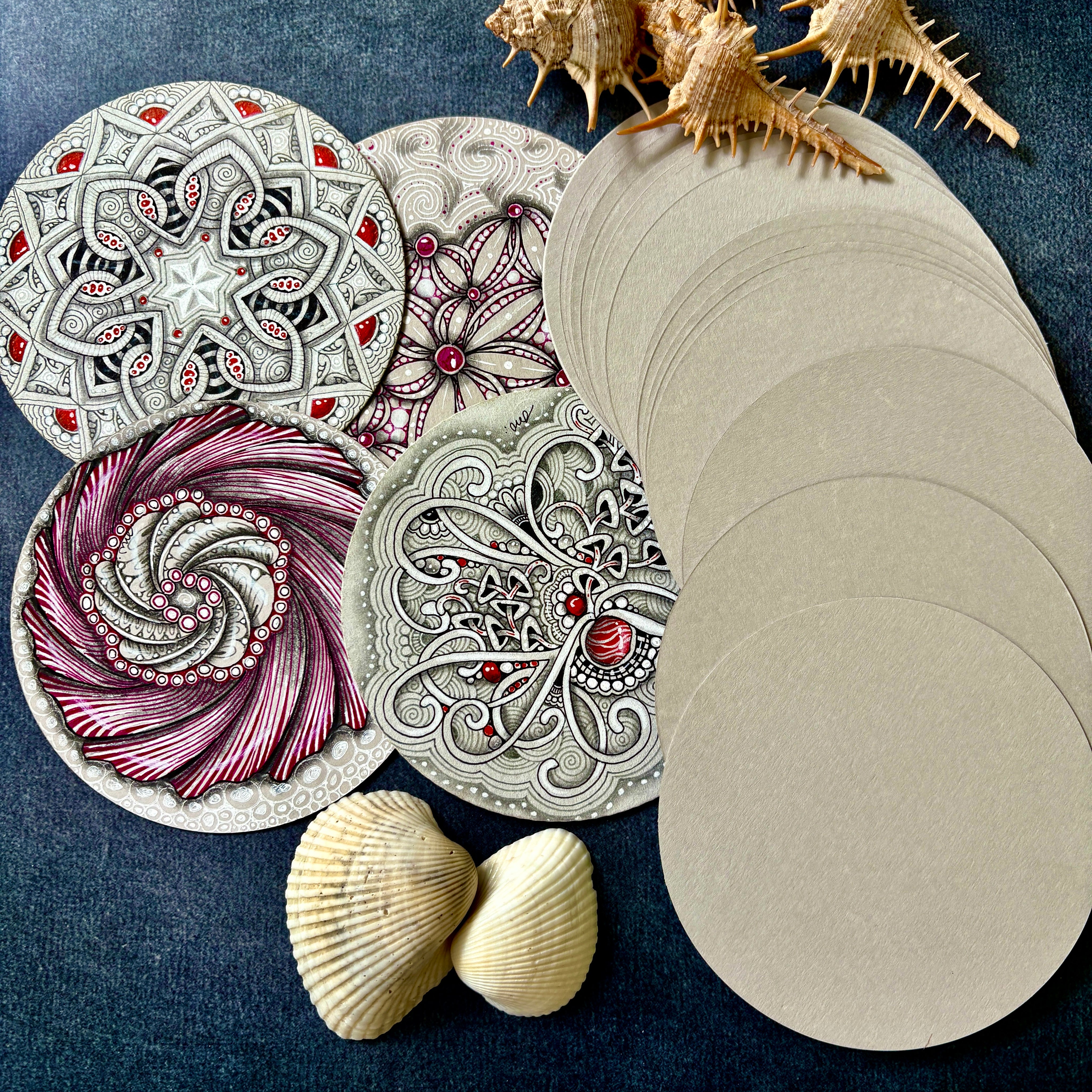 Grey Round Tiles * Regular