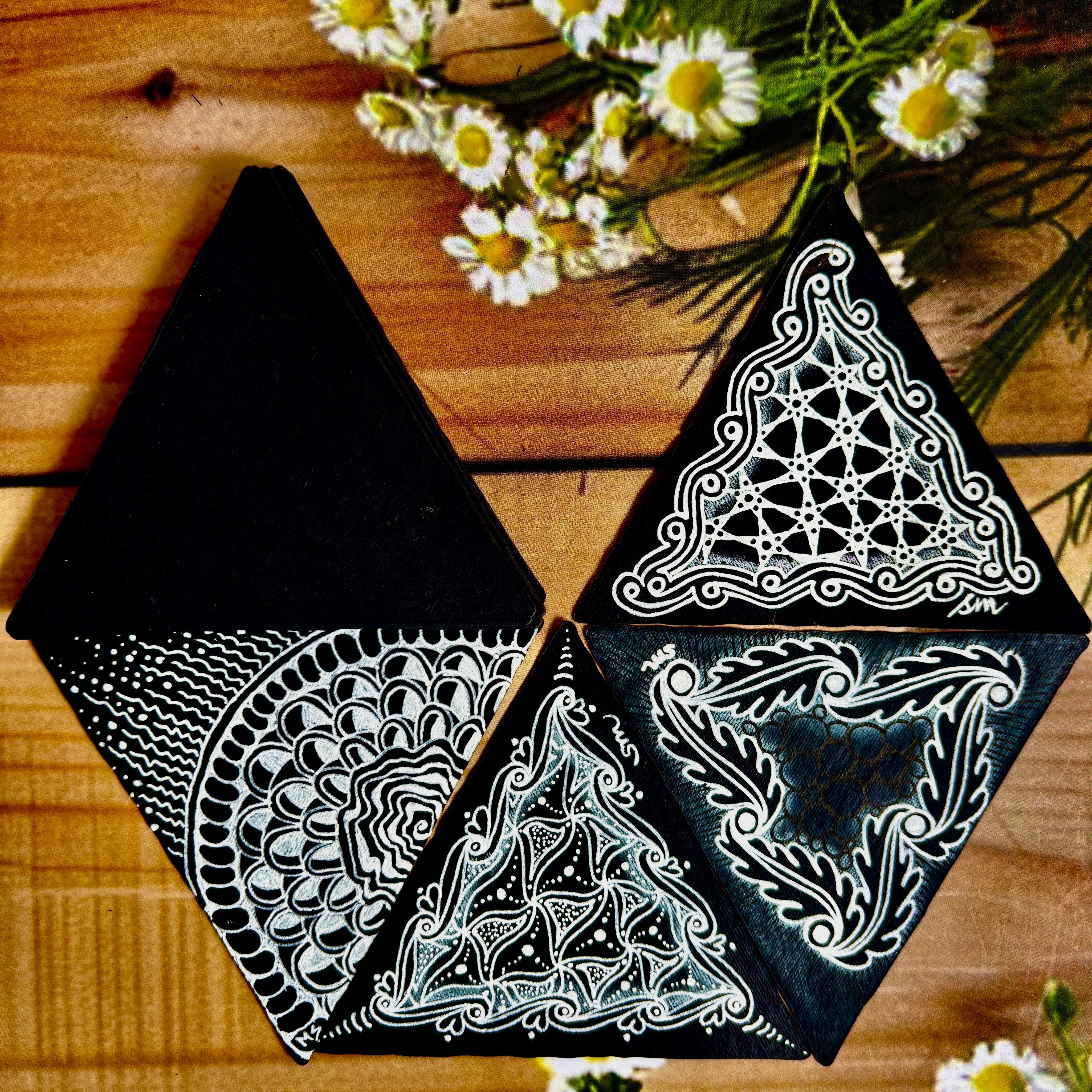 Black Triangle Tiles
