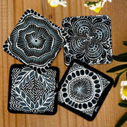 Black Square Tiles *Small