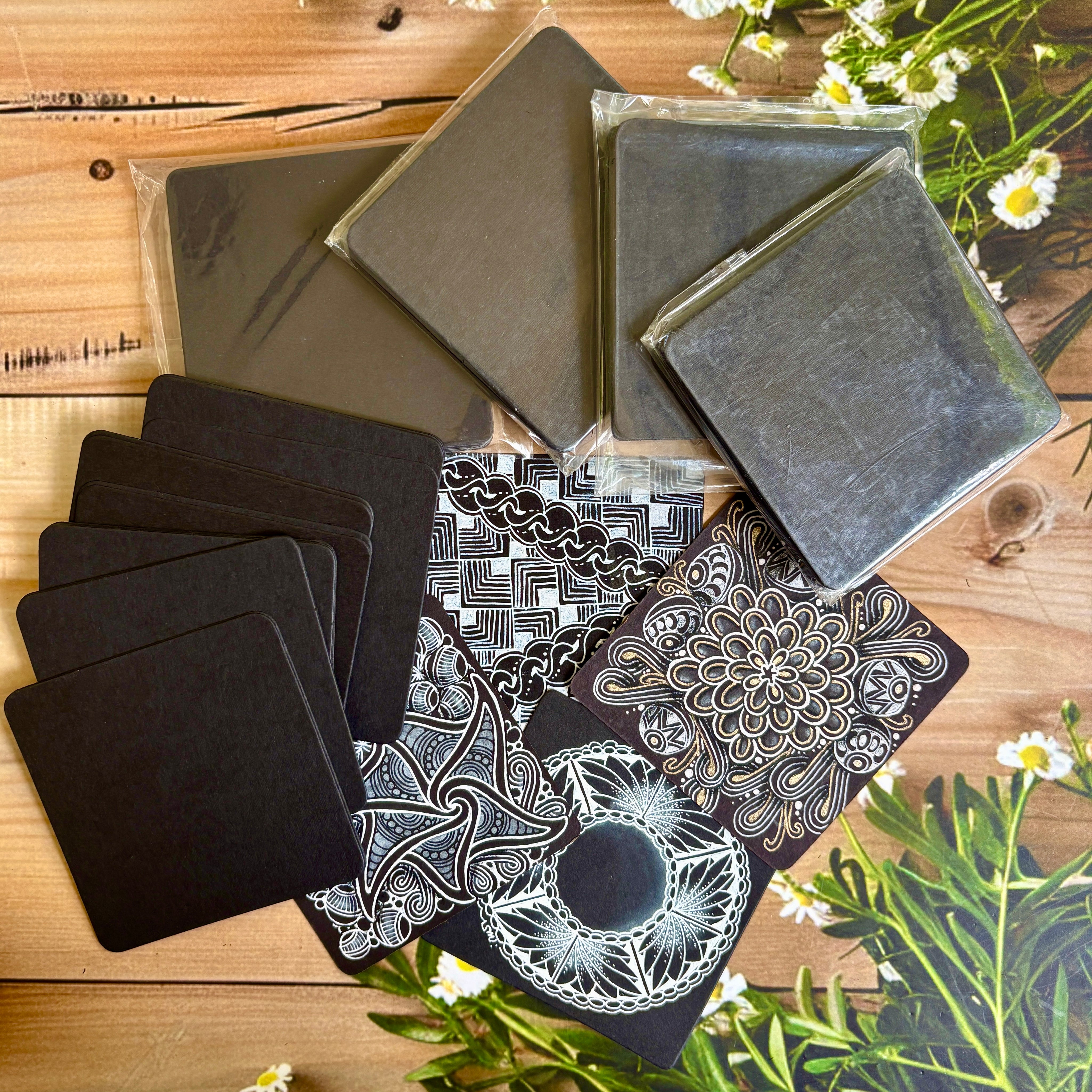 Black Square Tiles *Big