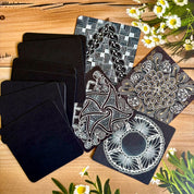 Black Square Tiles *Big