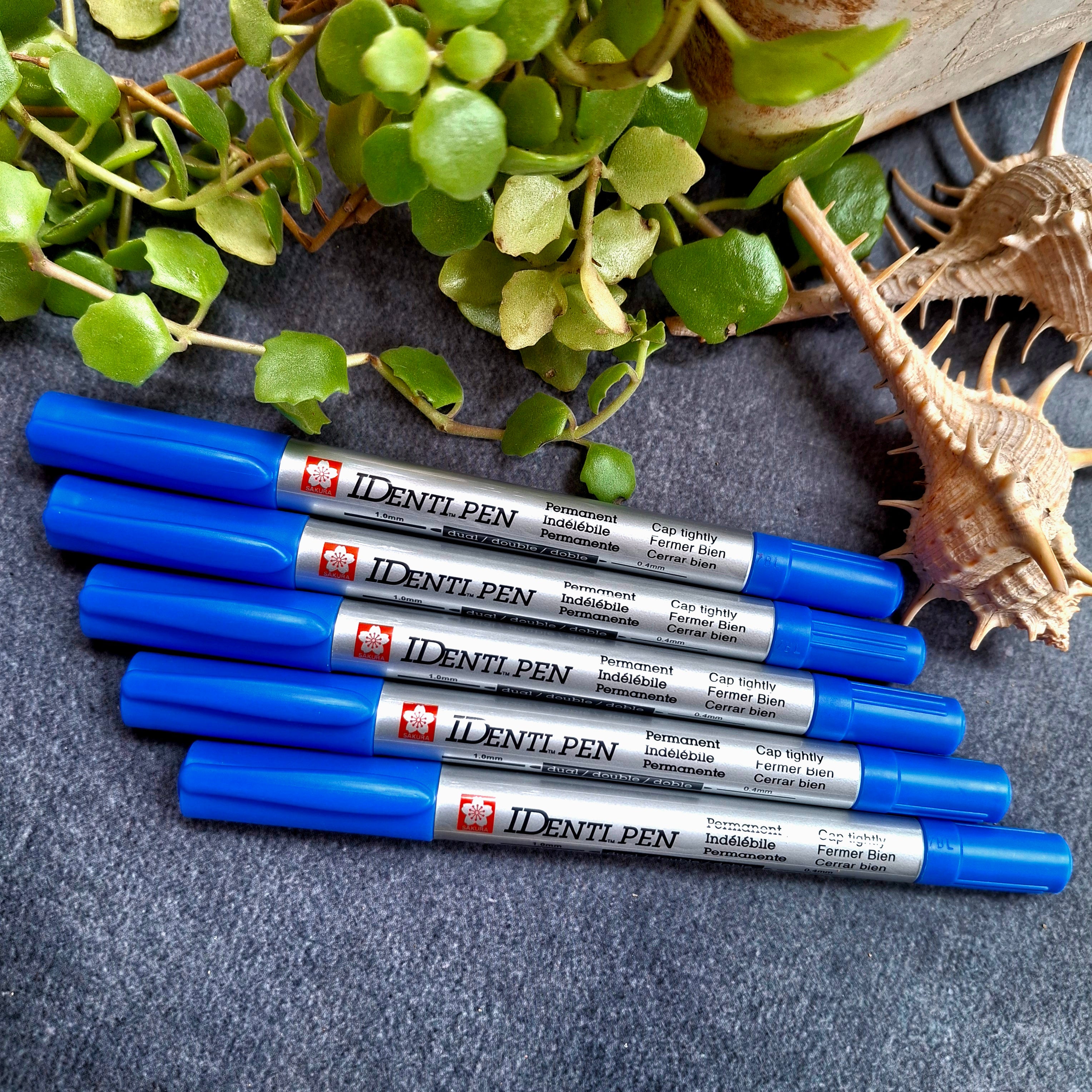Identi Pen Dual Nib * Blue
