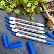Identi Pen Dual Nib * Blue